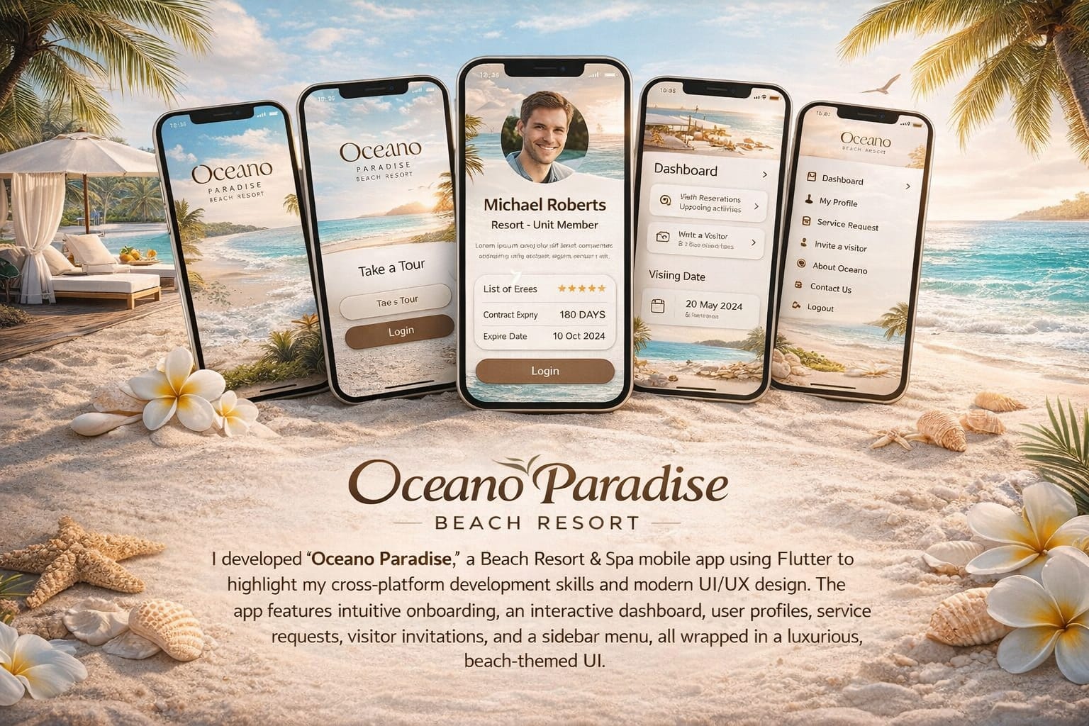 Beach Resort Booking App